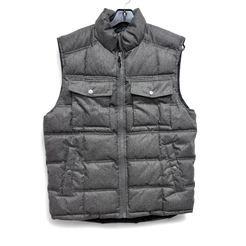 Goodfellow & Co Charcoal Quilted Vest Medium